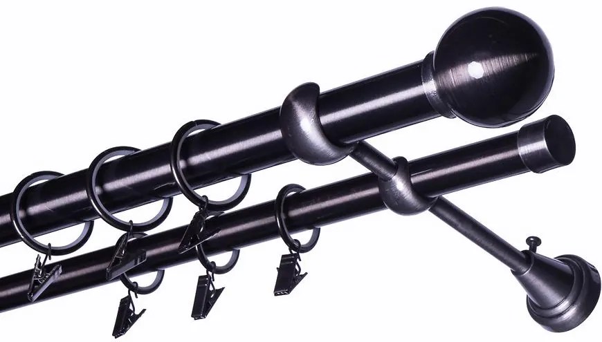 Garniža fi25 240cm II titán