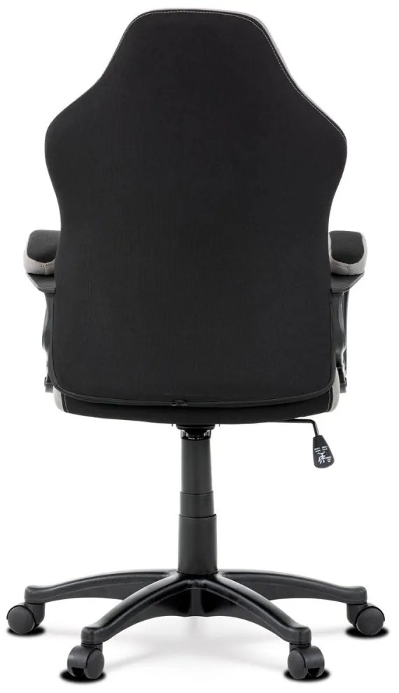 Herné kreslo ECHO — látka, čierna / sivá / modrá