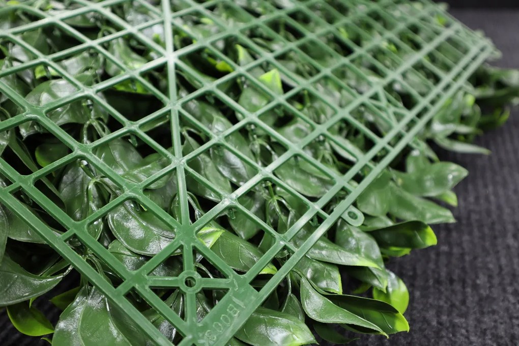 Umelý rastlinný panel FRESH LIGHT GREEN 50 x 50 cm - Panel 50x50 Europe Grass