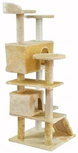 Škrabadlo pre mačky 120 cm Malatec - béžové