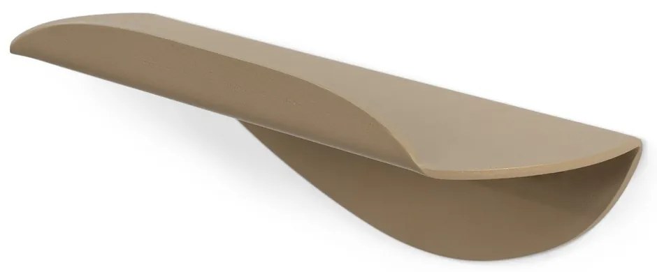 Béžová kovová polica 34 cm Pipa – Spinder Design