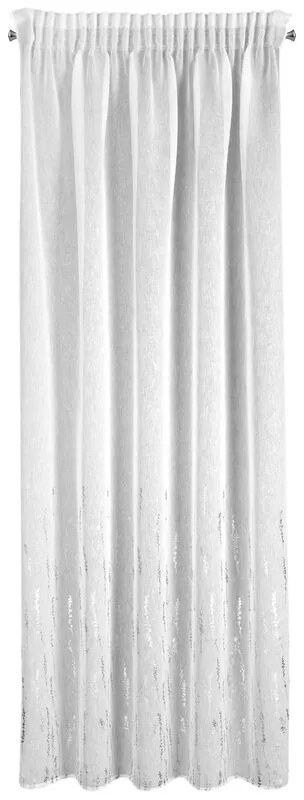 Dekorstudio Hotová záclona so striebornou potlačou LINZI