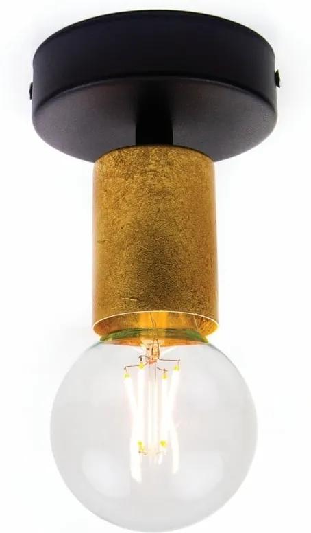 Stropné svietidlo v zlatej farbe Bulb Attack Cero