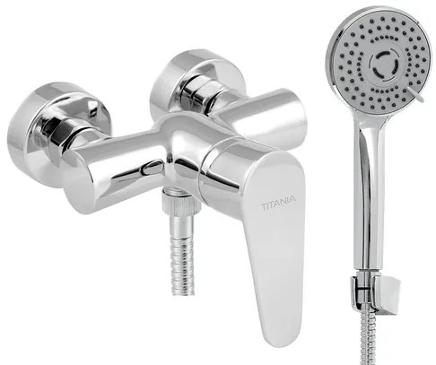 Sprchová batéria Novaservis Titania Fresh Eco so sprchovacím setom 100 mm chróm 96065,0E