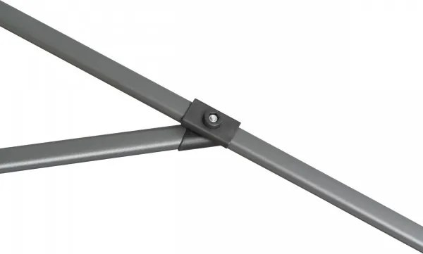 Derby RAVENNA 330 cm – veľký záhradný výkyvný slnečník s bočnou tyčou - 2. akosť (S300)