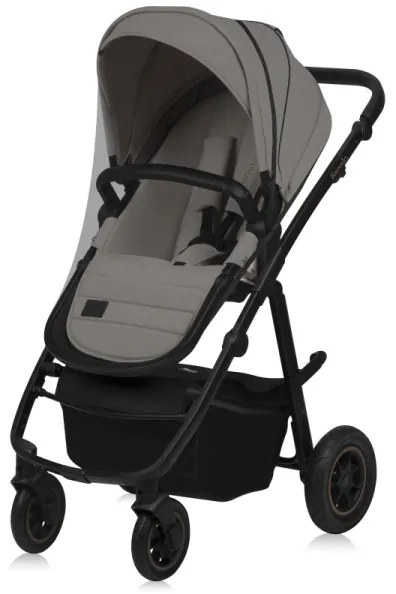 Lionelo - Kombinovaný kočík 3v1 AMBER PLUS Beige Sand