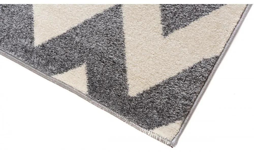 Kusový koberec Justina sivý atyp 80x250cm