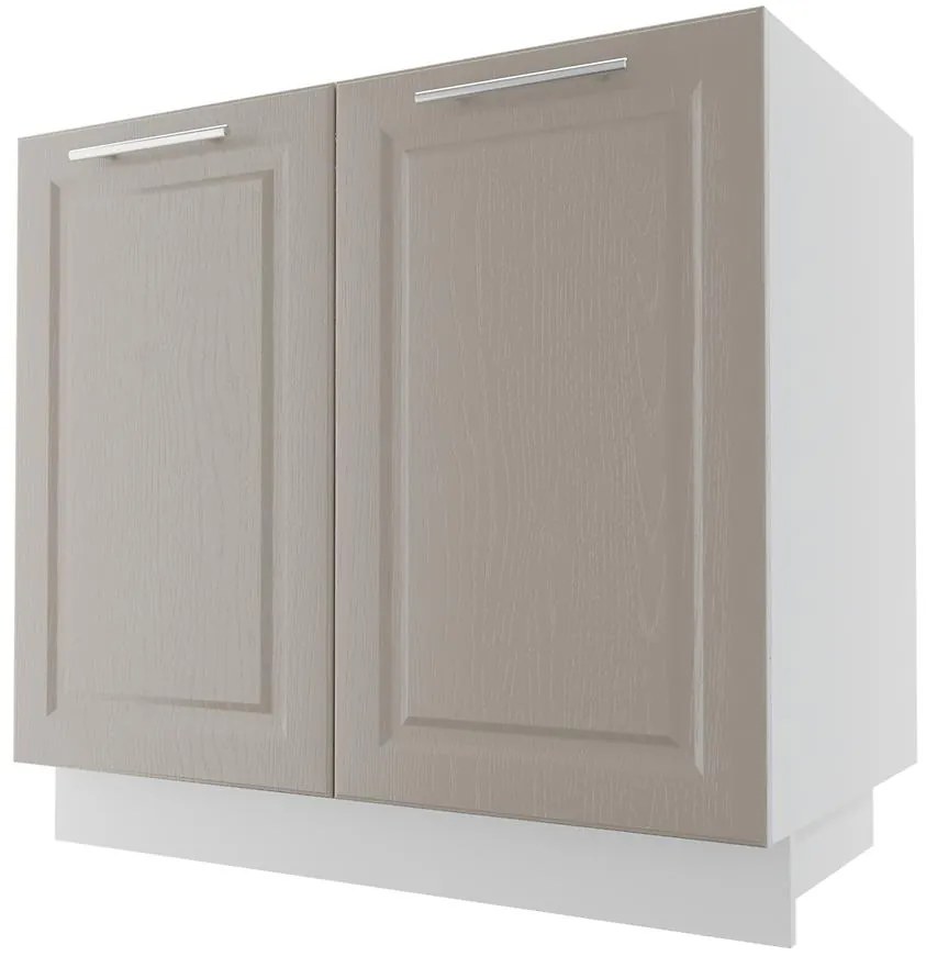 Kuchynská skrinka Emporium d11/90 grey stone/kor.biela