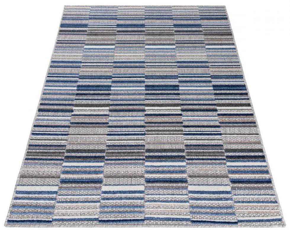 Kusový koberec Avent sivomodrý 140x200cm