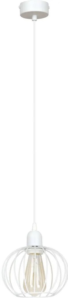Závesné svietidlo Nuvola, 1x drôtené tienidlo (výber z 2 farieb), (výber zo 4 tvarov tienidla)