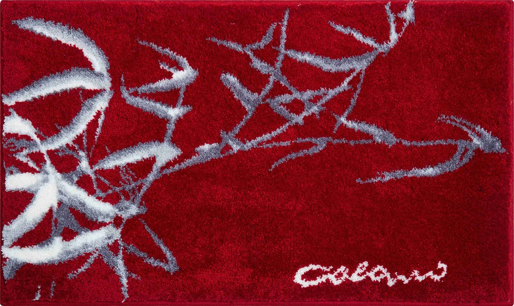 GRUND Kúpeľňová predložka Colani 23 červená Rozměr: 70x120 cm