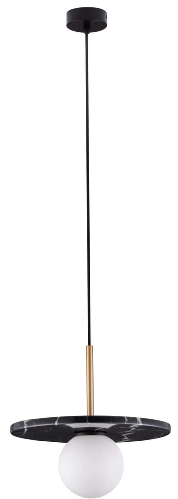 Čierno-biele moderné svietidlo Idor