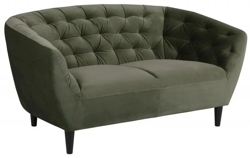 Pohovka Ria 150 cm fľaškovo zelená