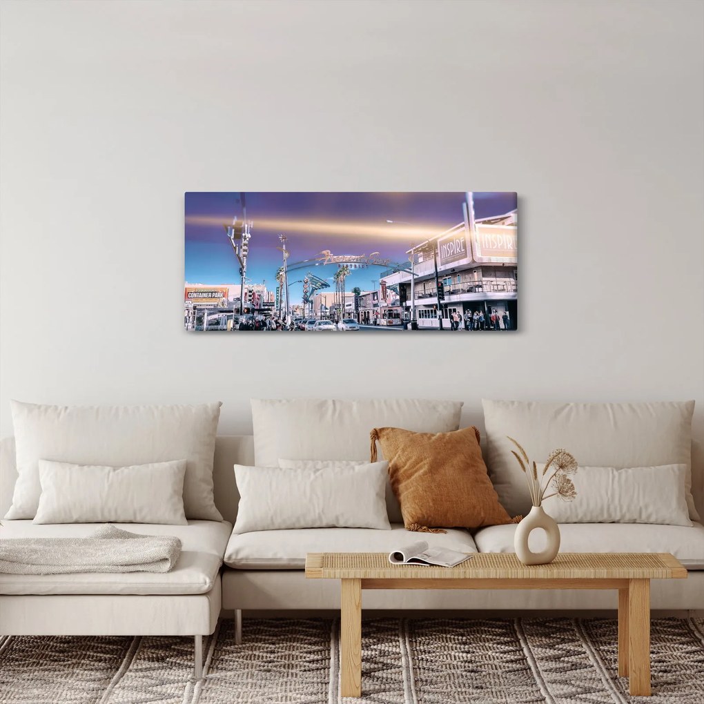 Obraz ulice v Las Vegas (120x50 cm)