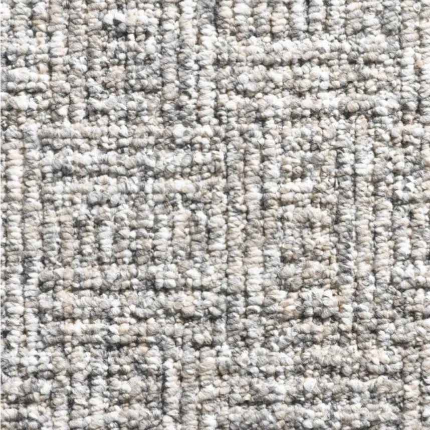 Timzo, Metrážny koberec Olympic 2816 grey/beige, na mieru, šíře 3m,4m,5m, šedá, filc, obývacia izba
