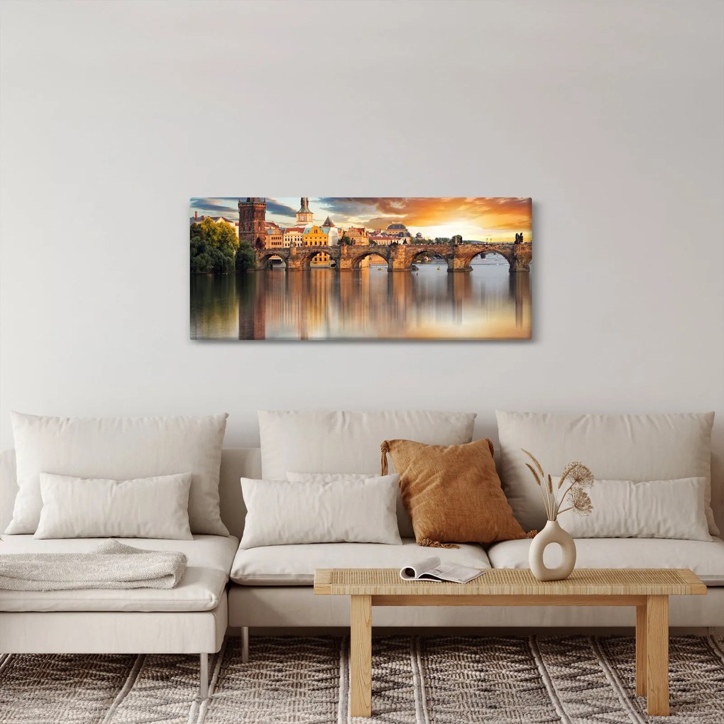 Obraz - Praha (120x50 cm)