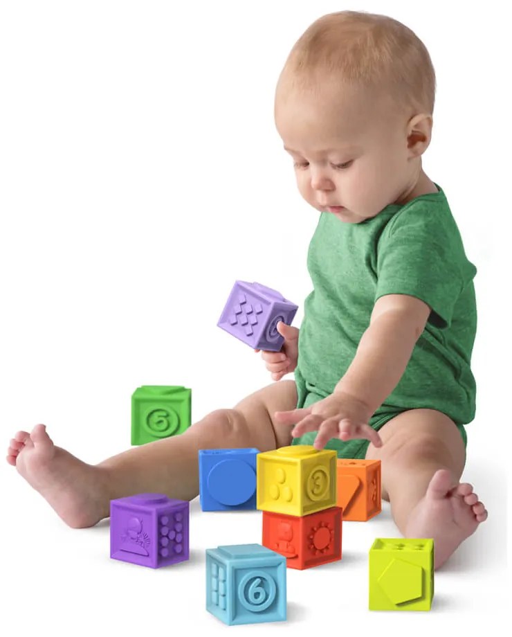 Hračka kocky set 9 ks KaleidoCubes, 3m+