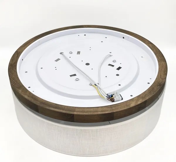 Brilagi - LED stropné svietidlo BELLADONNA 3xE27/15W/230V pr. 50 cm biele/dub