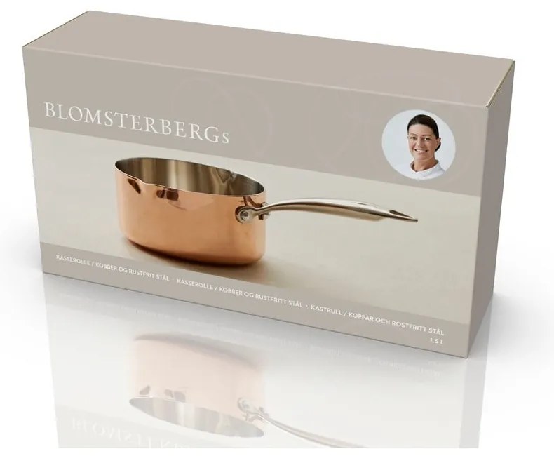 Nerezová/medená rajnica 1,4 l – Blomsterbergs