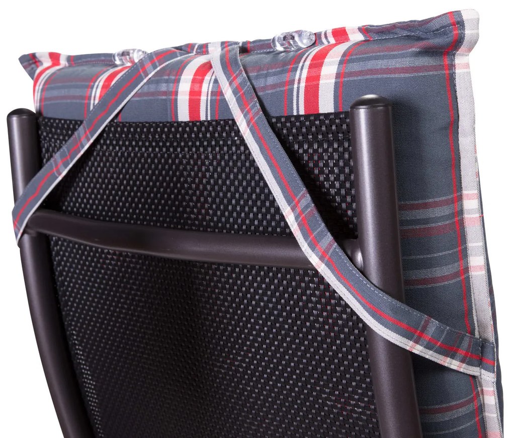 Blumfeldt Sylt, čalúnená podložka, podložka na stoličku, podložka na vyššie polohovacie kreslo, vankúš, polyester, 50 × 120 × 9 cm