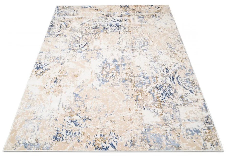 Kusový koberec Hiria krémovo-modrý 80x150cm