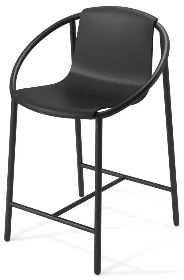 Čierna plastová barová stolička 90 cm Ringo – Umbra