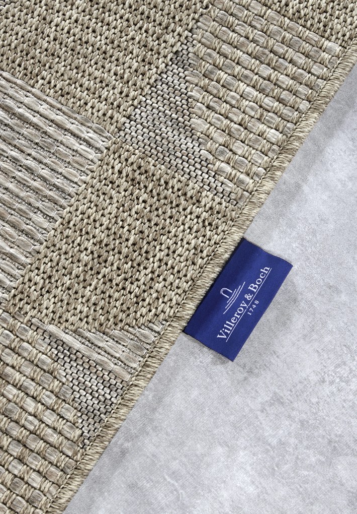 Villeroy & Boch, Kusový koberec Villeroy & Boch 106078 Brown – na von aj na doma, 190x290, hnedá, chodba / predsieň