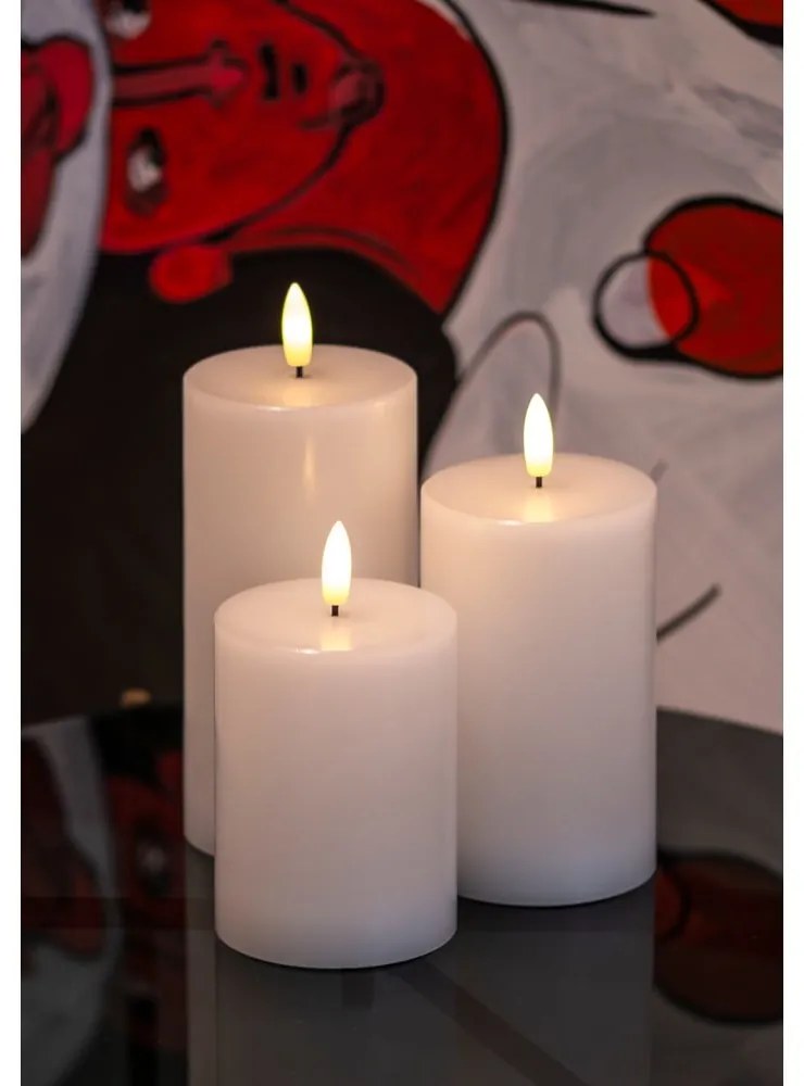LED sviečky v súprave 3 ks (výška 15 cm) Sille Exclusive – Sirius
