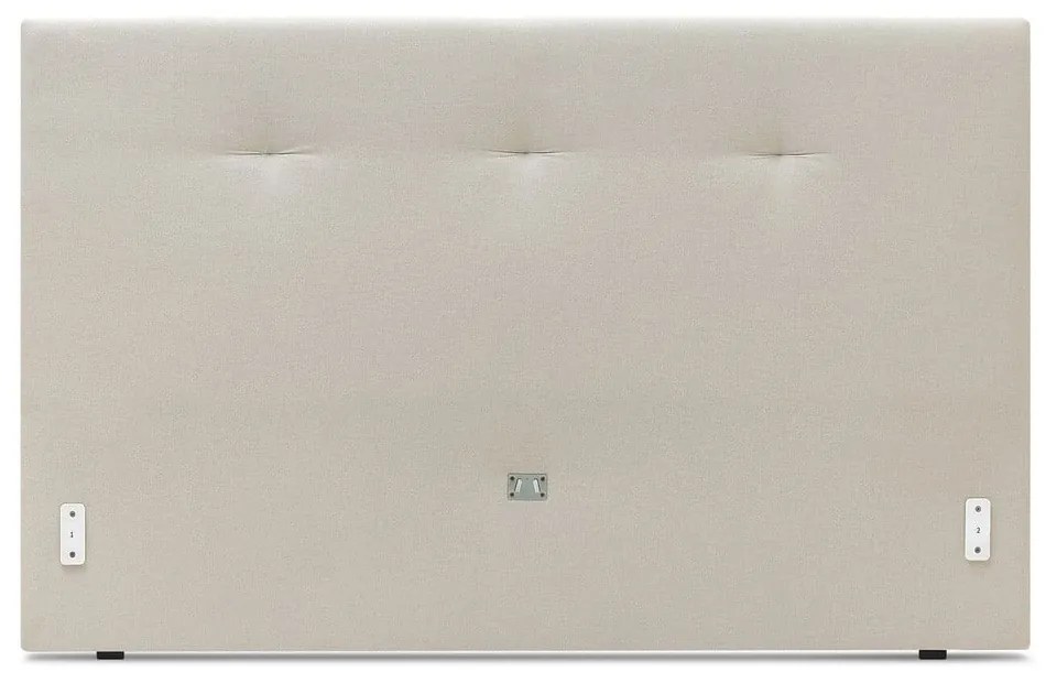 Béžová čalúnená dvojlôžková posteľ s roštom 160x200 cm Tory - Bobochic Paris