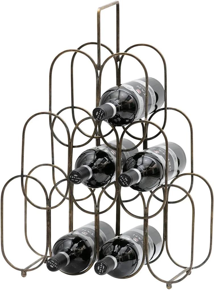 Kovový stojan na víno Feast 56 × 41 × 15 cm