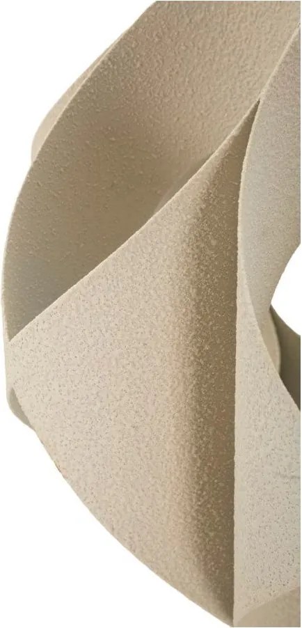 Béžová stolová lampa s kovovým tienidlom (výška 57 cm) Space – Mauro Ferretti