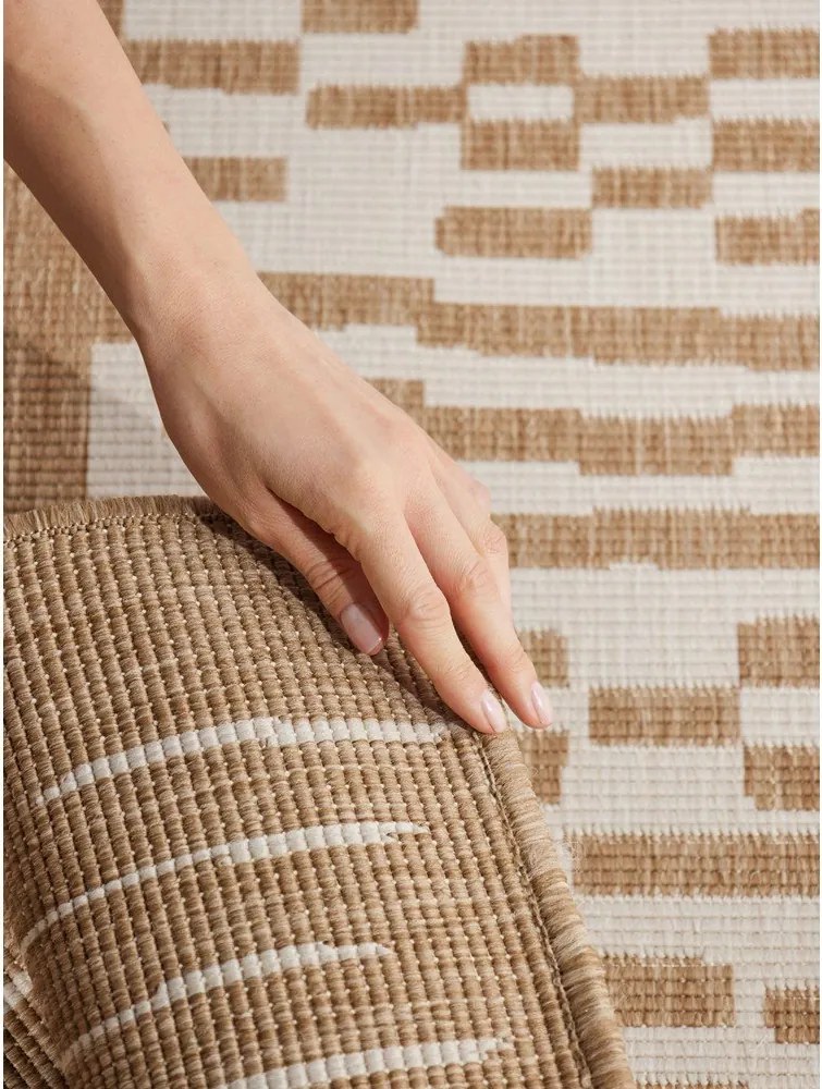 Krémový/v prírodnej farbe vnútorný a vonkajší koberec 200x300 cm Haringey Acacia – Ted Baker