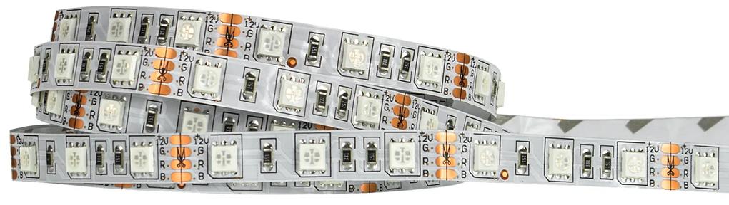 ECOLIGHT LED pásik - RGB 5050 - 2,5m - 60LED/m - 14,4W/m -IP20 - komplet - ovládanie 44 tlačidiel