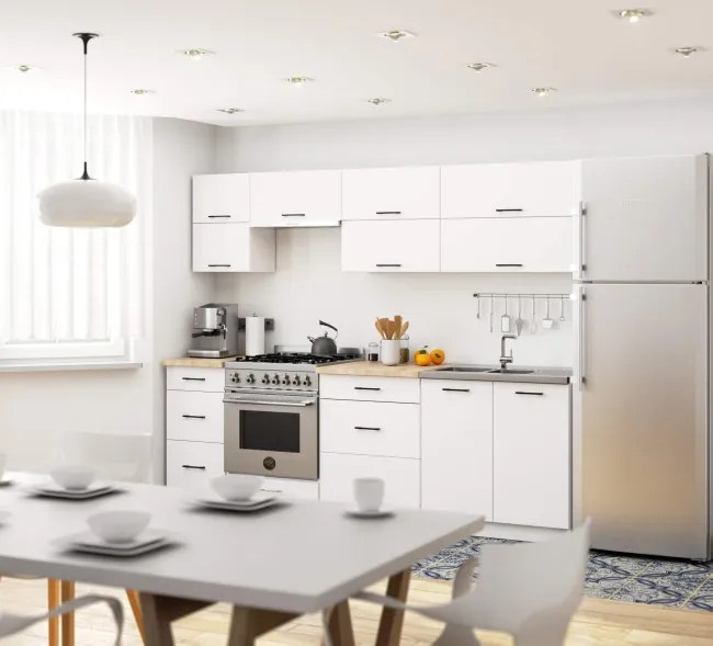 Kuchynská linka OLIWIA G2 2.4 m biela