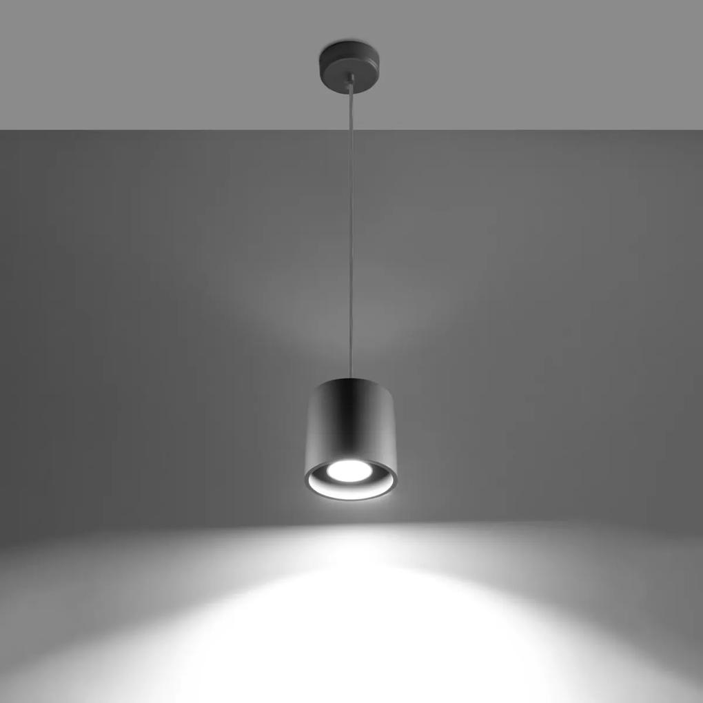 Sollux Lighting Závesné svietidlo ORBIS 1 sivé