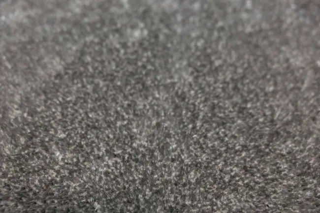 Kúpeľňový koberček Malmo sivý, kruh