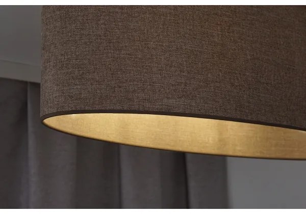 Duolla - Luster na lanku OVAL 1xE27/15W/230V hnedá