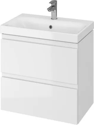Cersanit MODUO kúpeľňová skrinka s umývadlom 59,5x62x37,5 cm biela lesk S801-227-DSM