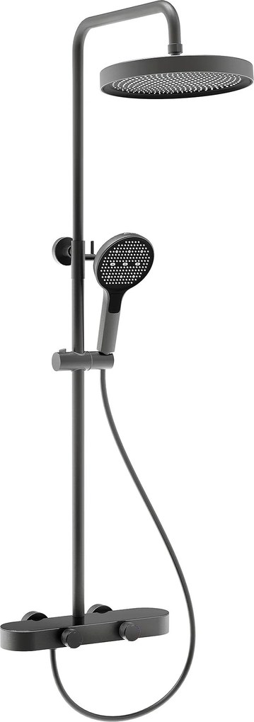 Rea Creo, sprchový set s funkciou bidetovej spŕšky, grafitová matná, REA-P0358