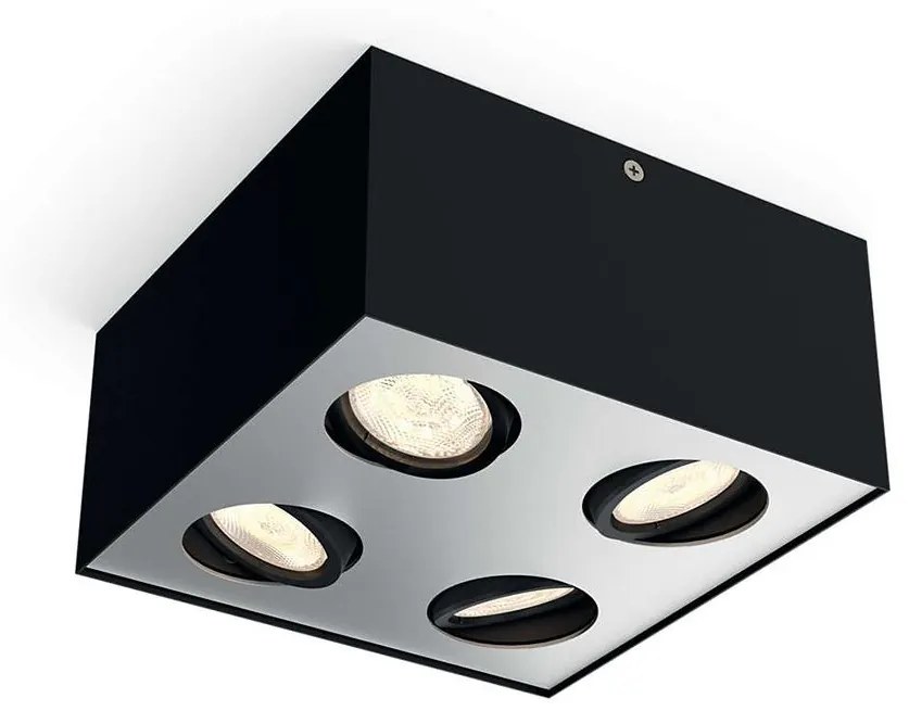Philips 50494/30/P0-LED Stmievateľné bodové svietidlo MYLIVING BOX 4xLED/4,5W/230V 50494/30/P0