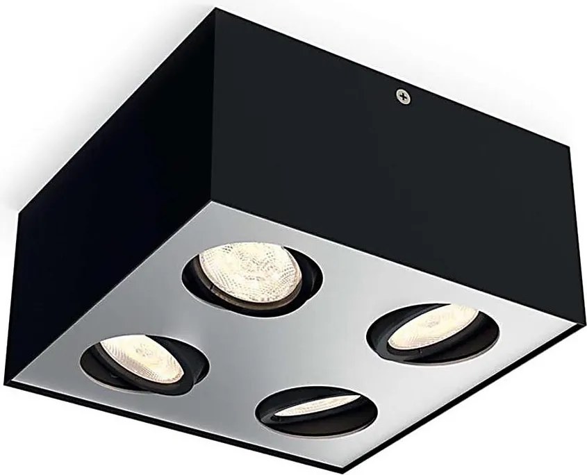 Philips 50494/30/P0-LED Stmievateľné bodové svietidlo MYLIVING BOX 4xLED/4,5W/230V