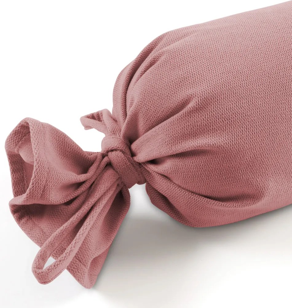 Biante Vankúš valec bonbon Velur VLR-001 Staroružový 15x40 cm