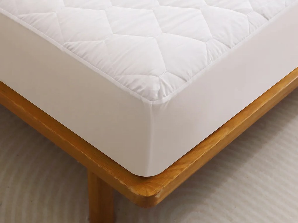 XPOSE® Prešívaný chránič matraca Exclusive - biely 160x200 cm