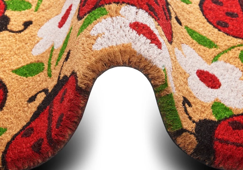 DOPREDAJ: 45x75 cm Rohožka Berušky 105578 - na ven i na doma, 45x75, hnedá, chodba / predsieň, Hanse Home