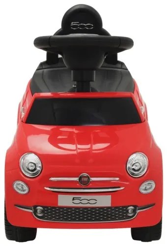 vidaXL Detské autíčko Fiat 500, červené-