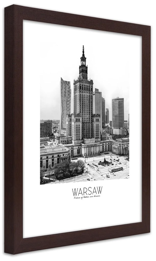 Gario Plagát Palác kultúry vo Varšave Farba rámu: Bez rámu, Rozmery: 30 x 45 cm