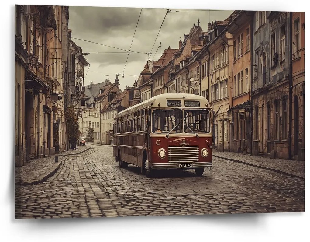 Sablio Obraz Historický autobus - 150x110 cm