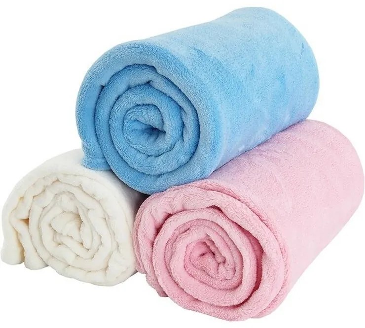 B.E.S. Petrovice Detská deka mikroflanel exclusive ružová, 110 x 140 cm