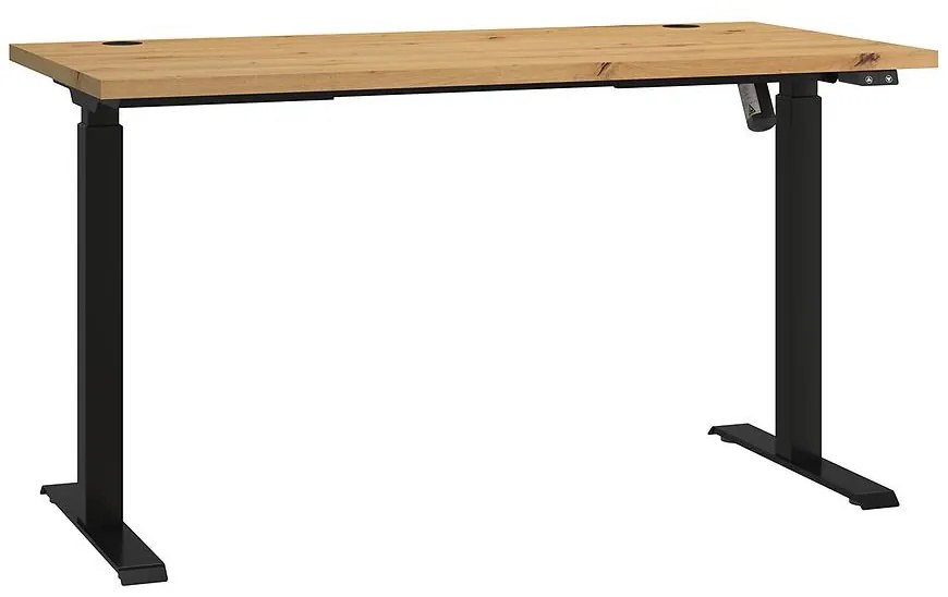 Písací stolík s elektrickým regulovaním výšky Malta artisan typ 151 (pracovná doska 28 mm)
