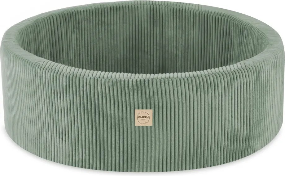 Suchý bazén pre deti menčestrový 90 x 30 + 200 loptičiek - zelená